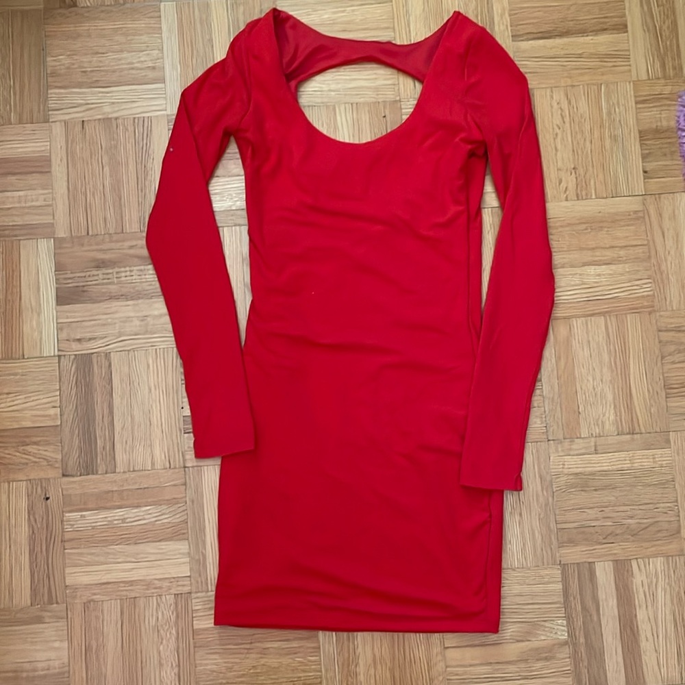 Sexy red dress